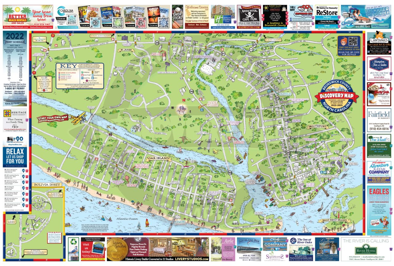 Discovery Map of Brunswick County, NC Carolina Marketing Company, Inc.