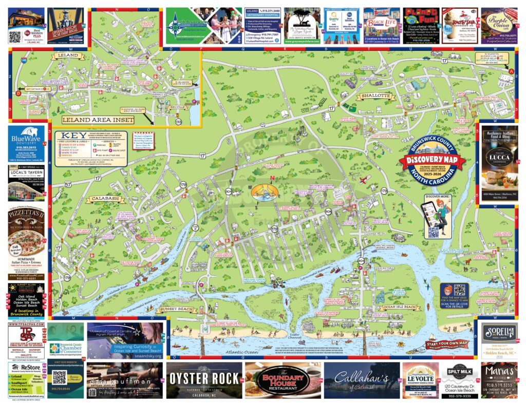 Discovery Map of Brunswick County, NC